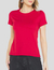 T-Shirt Feminina Confort - Cor Vermelho Vinho - comprar online