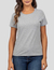 T-Shirt Feminina Confort - Cor Cinza Mescla - comprar online