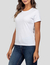 T-Shirt Feminina Confort - Cor Branco - comprar online