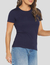 T-Shirt Feminina Confort - Cor Azul Marinho - comprar online