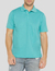 Polo Masculina Sem Bolso Basic Pique P.A - Cor Azul Capri - comprar online