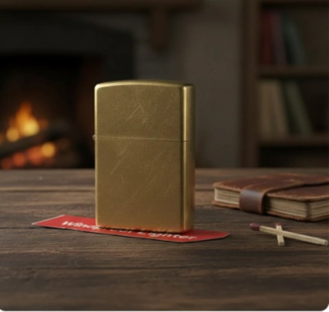 ENCENDEDOR ZIPPO ORIGINAL MODELO STREET BRASS MADE IN USA BLISTER CERRADO A ESTRENAR
