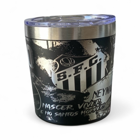 Copo Neymar Jr Príncipe Clube Futebol 260ml Inox Com Tampa