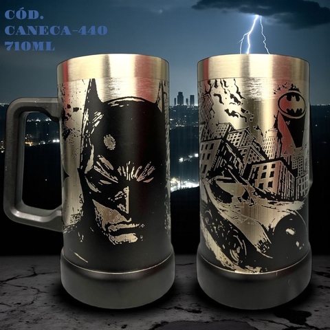 Caneca de Personagem Térmica Inox 710ml com Alça- Cavaleiro das Trevas