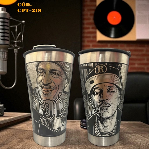 Copo Térmico Personalizado 473ml 360° Racionais Mano Brown