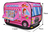 Carpa Infantil Plegable Fabrica Helados Niños Niñas Verano Color Rosa