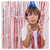 Pack 10 Cortinas Papel Metelizada Flecos Cotillon 1m X 2m