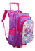 Imagen de Mochila Con Carro + Lunchera + Cartuchera Set Escolar Rosa