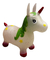 Unicornio Saltarin Caballito Inflable Niños Con Luz Y Sonido