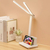 Lámpara Led De Escritorio Recargable Porta Lapiz Plegable A8