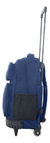 Mochila Escolar Con Carro 18 Skora Color Azul Marino Liso - comprar online