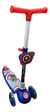 Monopatín Infantil Plegable Luces En Las Ruedas Super Heroe Color Azul Capitán América