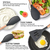 Set Kit X12 Utensilios Cocina Mango Madera Punta Silicona en internet