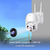 Camara Seguridad Seisa Ipc Zas04 Ip Wifi Exterior Full Hd Domo Color Blanco