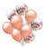 10 Pack 10 Globos (100) Transparentes Con Confeti Y Perlados - tienda online
