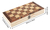 Juego De Ajedrez Damas Backgammon Tablero De Madera 29 Cm en internet