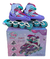 Patines Rollers Extensibles Infantiles 3 En 1 Luz Led Tiny - tienda online