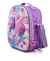 Mochila Con Carro + Lunchera + Cartuchera Set Escolar Rosa - comprar online