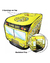 Carpa Infantil Varon Bus Colectivo Escolar Premium Unisex en internet