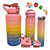 Kit X3 Botellas De Agua Motivacional Frases Bebidas Stickers en internet