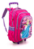 Mochila Con Carro + Lunchera + Cartuchera Set Escolar Rosa