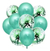 Set De 10 Globos Transparentes Con Confetti Y Perlados - Zeide Essentials