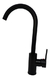 Mx Grifería Canilla Cocina Monocomando Mesada Pico Cisne Negra Acabado Mate Color Negro - Zeide Essentials
