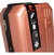 Pierre Cardin Kit X4 Valijas Rígidas Con Fuelle Pc4007 6c Color Rose Gold Pc4007 Lisa - Zeide Essentials