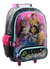 Mochila Escolar Encanto Disney Amigas Con Carro Color Negro Diseño De La Tela Liso en internet