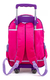 Mochila Con Carro + Lunchera + Cartuchera Set Escolar Rosa - comprar online