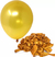 Set De 10 Globos Transparentes Con Confetti Y Perlados