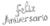 Globo Feliz Aniversario Inflable Cartel Metalico - Zeide Essentials