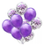 Set De 10 Globos Transparentes Con Confetti Y Perlados - comprar online