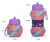 Imagen de Botella Infantil Plegable De Silicona Pico Rebatible 500cc