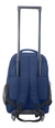 Mochila Escolar Con Carro 18 Skora Color Azul Marino Liso en internet
