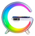Lámpara De Mesa Rgb Parlante Bluetooh Cargador Inalámbrico C