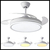 Ventilador De Techo Retráctil Con Luz Cálida Y Fría 4 Aspas Estructura Blanco Aspas Transparentes Diámetro 48 Cm Frecuencia 50hz Material De Las Aspas Plástico Dinax Vdtcfhb002bk - tienda online