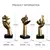 Estátua abstrata de resina para office e home decor Artevo - Cultura de oferta