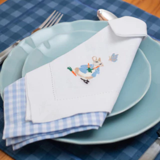 Kit 6 Lugares / Jogo Americano Retangular Xadrez Azul- Paramount 45x30cm - comprar online