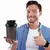 Imagem do Shaker garrafas esportivas copos de água whey proteína em pó misturador garra