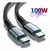 Cable de Carga Rápida USB-C de 1 m – 100W – Compatible con iPhone 15/16, Samsung, Xiaomi y más