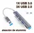 Hub USB Multi Splitter Adaptador OTG 4 Puertos Aluminio - comprar en línea