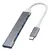 Hub USB Multi Splitter Adaptador OTG 4 Puertos Aluminio