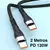 Cable de Carga y Datos USB-C de 2 m – 120W PD – Compatible con iPhone 15/16, Samsung, Xiaomi y más