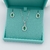 Conjunto em Prata com Pedras Verdes