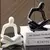Escultura Momento de Leitura – Arte Minimalista para Estantes e Escritórios - iShop Brazil
