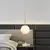 Luminária Redonda Com Design Moderno - Iluminação Regulável para Ambientes Sofisticados