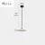 Imagem do Luminária de Metal Minimalista Suspensa Moderna - Ilumine Seu Espaço Com Estilo e Sofisticação