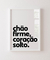 Quadro Decorativo Chão Firme, Coração Solto - comprar online