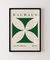 Quadro Decorativo Bauhaus 1919 Branco e Verde - comprar online